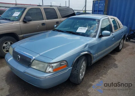 2003 Mercury Grand Marquis Gs из США, поврежденный, VIN 2MEFM74W33X653450